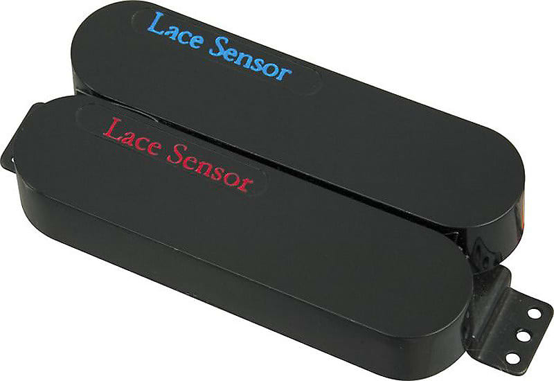 Lace Sensor Dually Red/Blue bridge pickup - black image 1