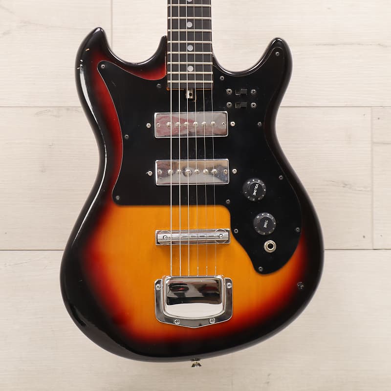 Vintage Harmony H-802 Electric Guitar - Sunburst | Reverb