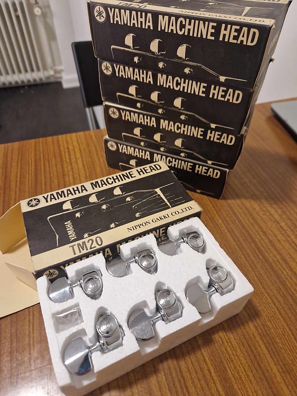 5 sets of Yamaha TM20 Machine heads/Tuners - Crome image 1