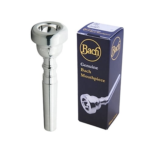 Bach 351 Classic Silver Plated 1C Trumpet Mouthpiece image 1