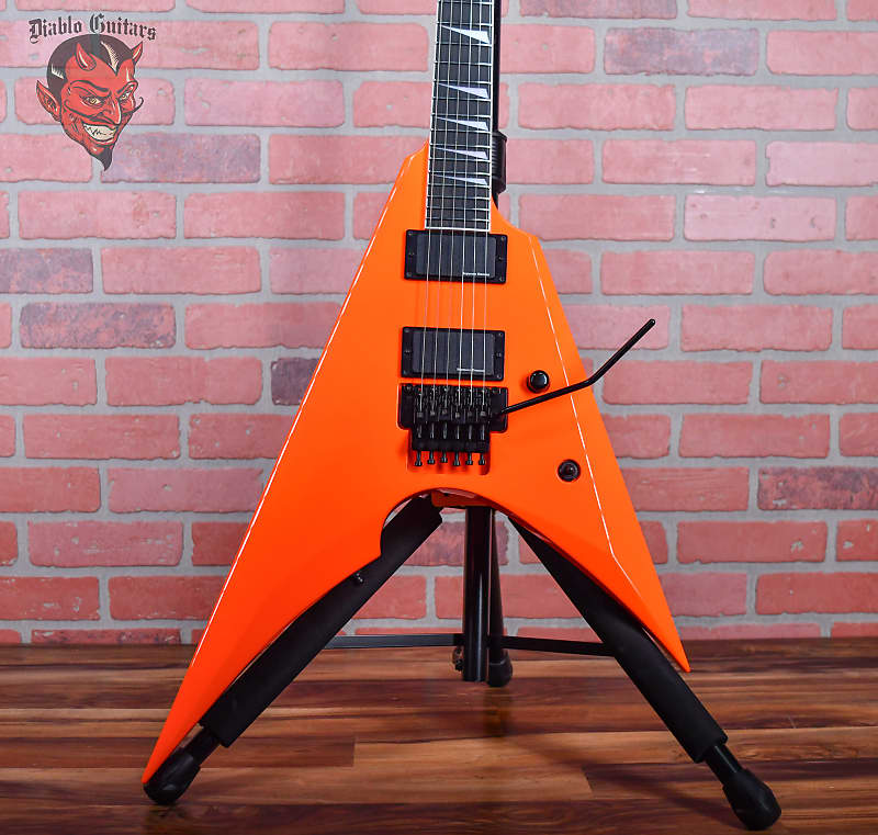 ESP Custom Shop Original Series Arrow Fluorescent Orange | Reverb