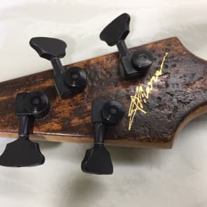 Galaxy Mara Tracy Fretless Handmade Highly Carved Custom Jazz Profile Bass 2014 Prototype image 8