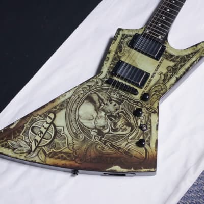 DEAN Dave Mustaine Zero "In Deth We Trust" electric GUITAR Z Graphic Top w/ CASE image 5
