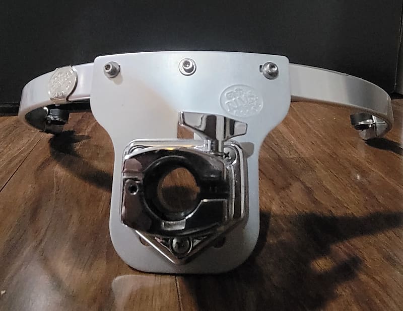 Gpi Floating tom mount for 12" drum Late 00's Satin Silver Reverb