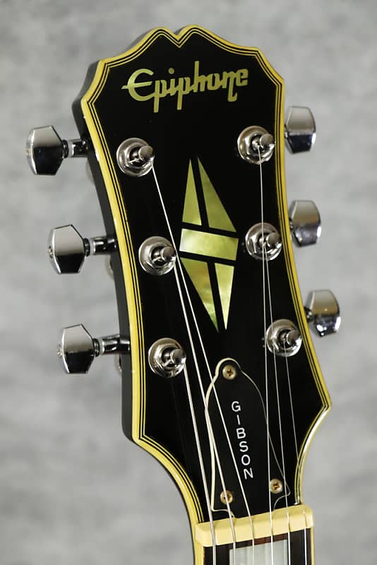 Epiphone Les Paul Custom Bolt-on MIJ Ebony (S/N:FC5031488