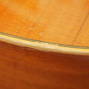 Esteve  GOYA 6  1980s Solid  Cedar classical guitar hand made in Spain (soundboard finish split) image 8