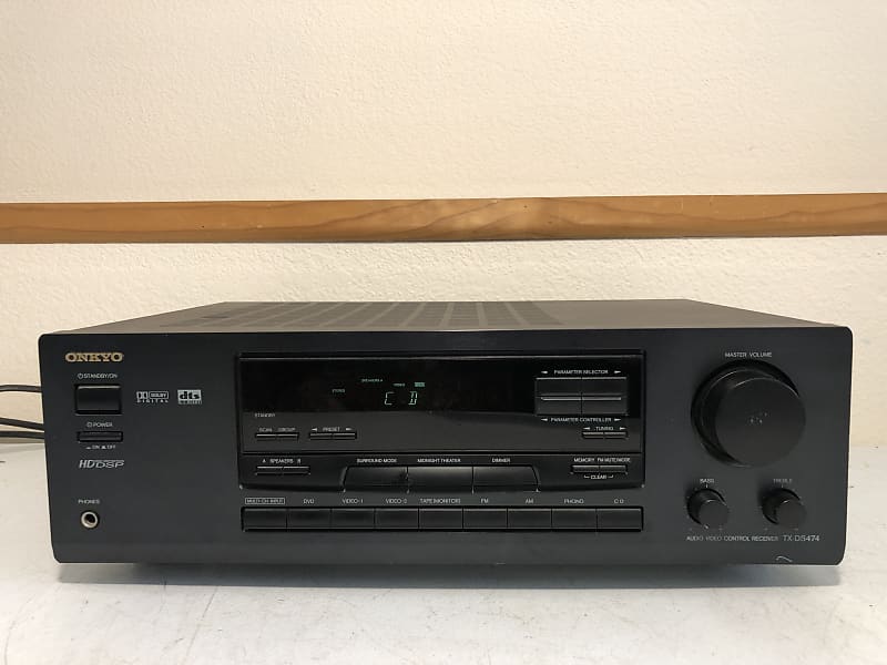 Onkyo TX-DS474 Receiver HiFi Stereo Vintage 5.1 Channel Phono Audiophile  AM/FM | Reverb