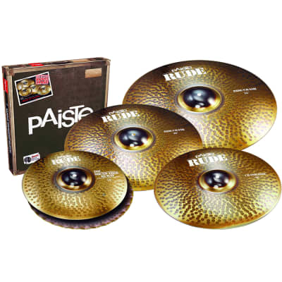 Paiste 112BS18 RUDE Big Sound Box Set 14 / 18 / 20 / 22" Cymbal Pack