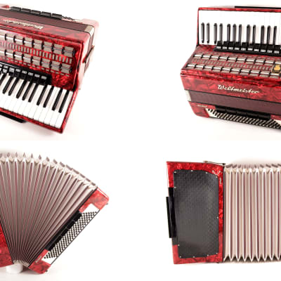 Top German Made LMMH Accordion Weltmeister Serino 120 bass,16r.+Master&Hard Case,Straps~Fisarmonica image 11