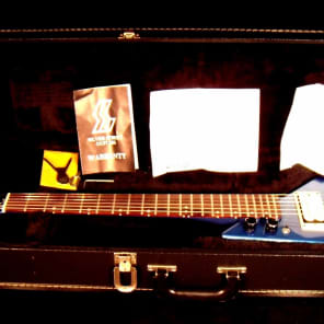 SILVER STREET TAXI  1982 Metallic Blue.  Model TG-II. Very Early Guitar. EXTREMELY RARE. image 18
