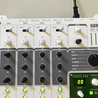 Korg KM-402 4-Channel Mixer with Integrated KAOSS Pad