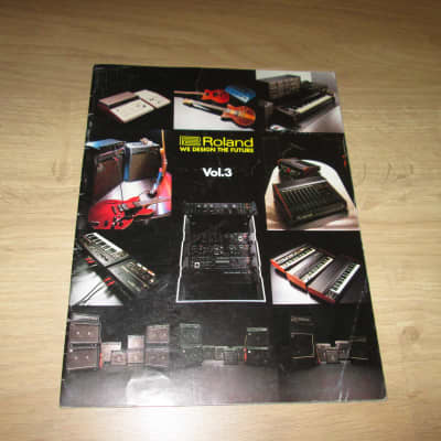 Roland Volume 3 Catalog  – 1980 - Original Vintage Synthesizer Brochure - RARE image 1