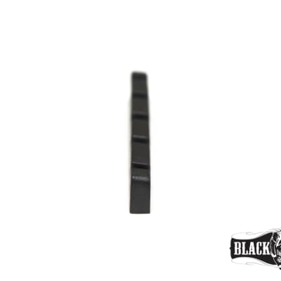 Graph Tech Black Tusq XL PT-1425-00 5 String Slotted Bass nut 1/8" width image 3