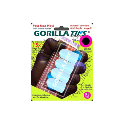 Gorilla Tips Fingertip Protectors Clear Extra Small for sale
