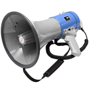 Professional Large Bell Transistor Megaphone with Detachable Microphone - New image 2