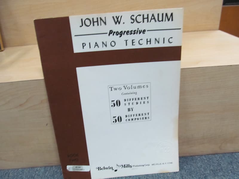 Belwin Mills John W. Schaum Progressive Piano Technic Two Reverb