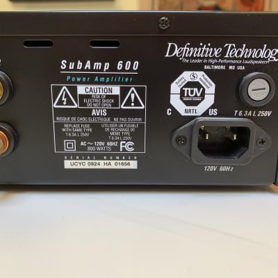 Definitive Technology Sub Amp 600 black image 8
