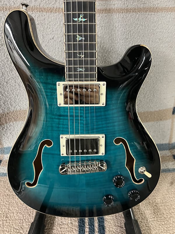 PRS SE Hollowbody II Piezo 2020 - Present - Peacock Blue image 1