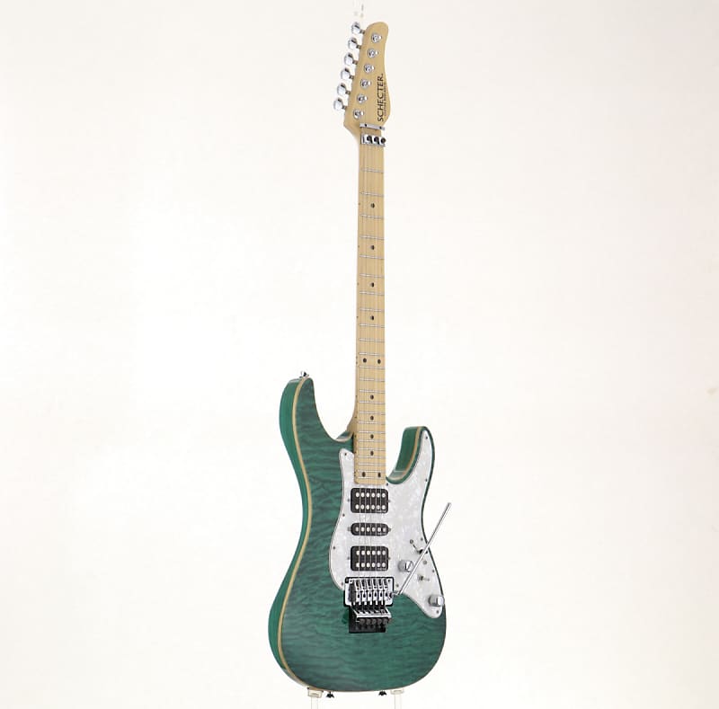 SCHECTER SD-II-24-AS See-thru Green [SN SA0812118] [08/14