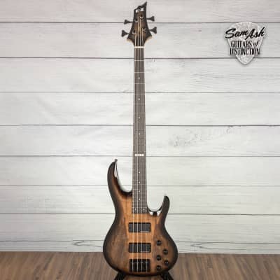 ESP E-II BTL-4 Bass Guitar Black Natural Burst #ES0952233 image 2
