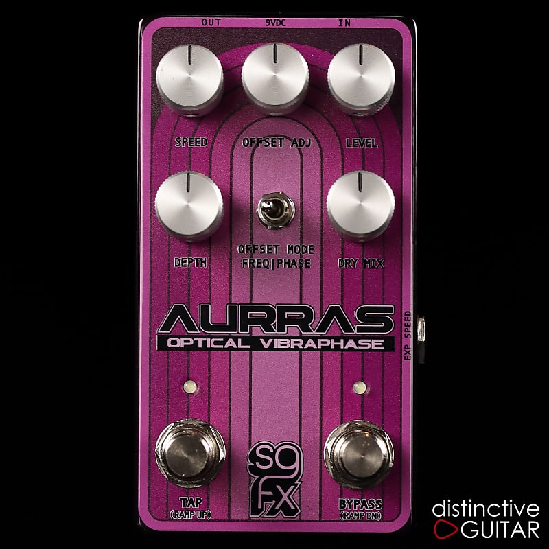 ギター SolidGold fx Aurras Optical Vibraphase SolidGoldFX Aurras Optical Vibraphase Pedal