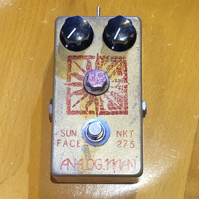 Analogman Sun Face White Dot NKT 275 Germanium Fuzz with Sun Dial