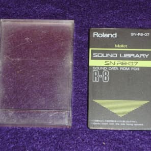 Roland SN-R8-07 Mallet Sound Library Card for R-8, R-8 mkII, R-8m image 1