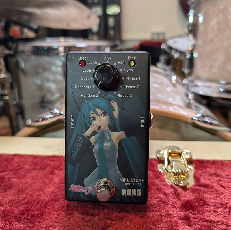 ギター MIKU STOMP KORG KB10 Hatsune Miku Stomp Vocaloid Guitar Effect Pedal