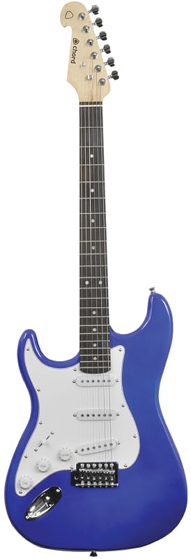 Chord CAL63 Premium Electric Guitar with 3 pickups (Left Handed - Metallic Blue) image 1