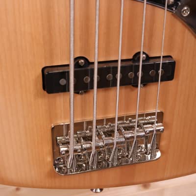 Squier Classic Vibe '70s Jazz Bass V 5-String Electric Bass - Maple Fingerboard, Natural image 6