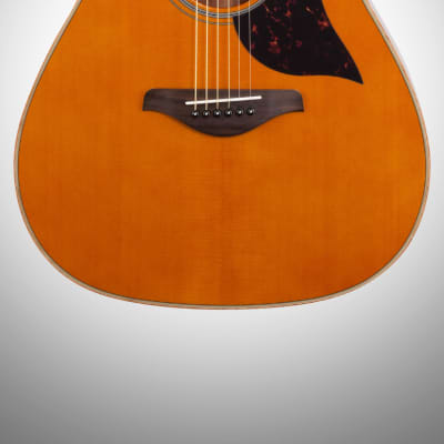 Yamaha A1M Acoustic-Electric Guitar, Vintage Natural image 3