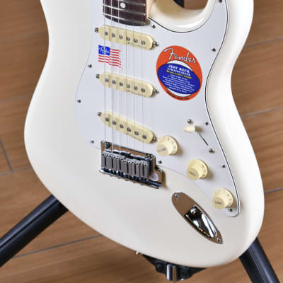 Fender Jeff Beck Signature Stratocaster Rosewood Fingerboard Olympic White image 10