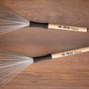 VIC FIRTH LEGACY BRUSHES, RETRACTABLE WIRE, WOOD HANDLE