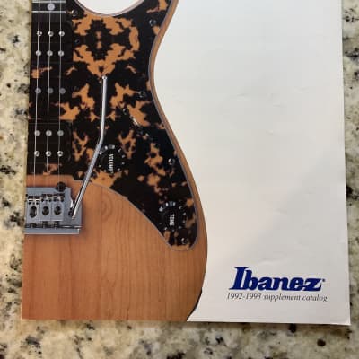 Ibanez Catalog 1992-1993 EX 3700 1700 SDGR S Series RT for sale