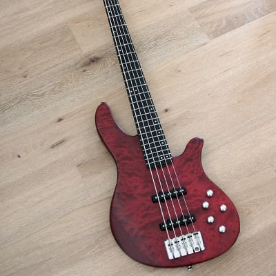 Clover - Argo 5-1 - 5 string active bass with Nordstrand Pickups and Quilt Maple Top image 1
