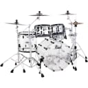 Pearl Crystal Beat 4-Piece Shell Pack - Ultra Clear w/ Black Hardware