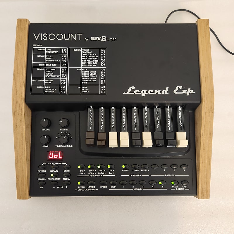 Viscount Legend Exp. Organ MIDI Sound Module Reverb