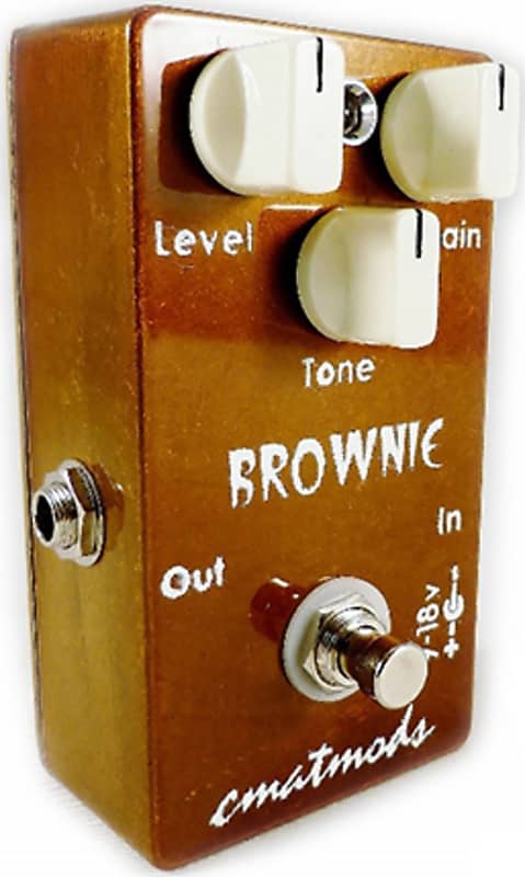 CmatMods Brownie Distortion Pedal Bundle Brown | Reverb