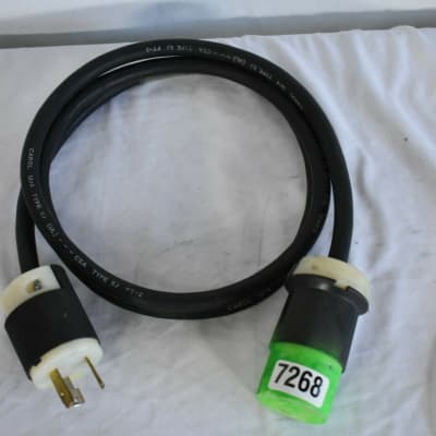 HUBBELL 6FT 30A 125V/ MALE TO FEMALE POWER CABLE #7268 (ONE) image 3