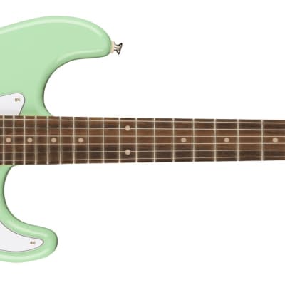 Squier FSR Affinity Series™ Stratocaster®, Laurel Fingerboard, White Pickguard, Surf Green image 2