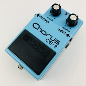 Boss CE-2 Chorus MIJ, Black Label, Silver Screw, Japan, 1980