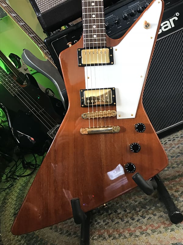 Tokai EX-105 Explorer Style Lawsuit 2009 Natural Amber | Reverb