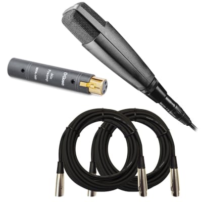 Sennheiser MD 421-II Cardioid Dynamic Microphone PREAMP PAK