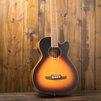 Fender FA-450CE Bass, Laurel Fingerboard,  3-Color Sunburst image 2