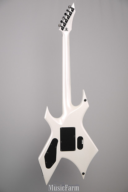 BC Rich NJ Warlock Deluxe Electric Guitar Pearl White EMG 81