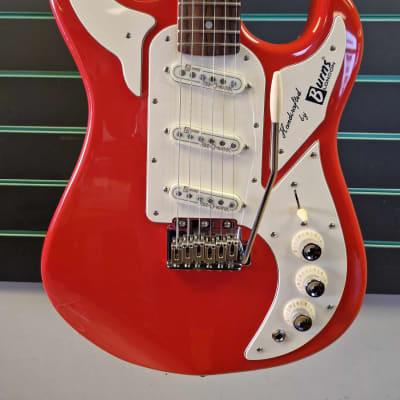 Burns Marquee Club Series Fiesta Red Electric Guitar image 3
