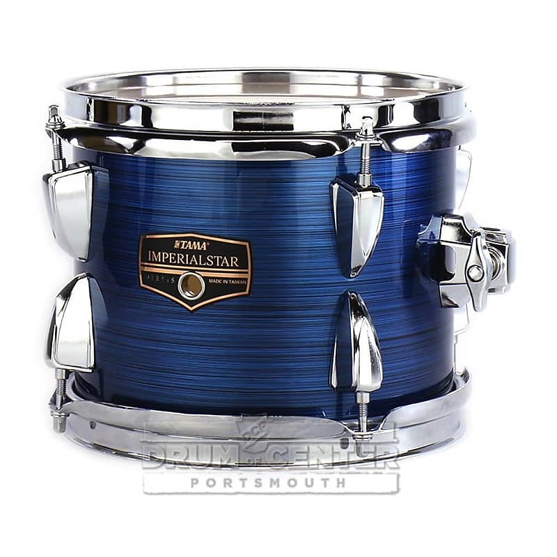 Tama Imperialstar Component Drums 6.5x8 Tom Tom Hairline Blue image 1