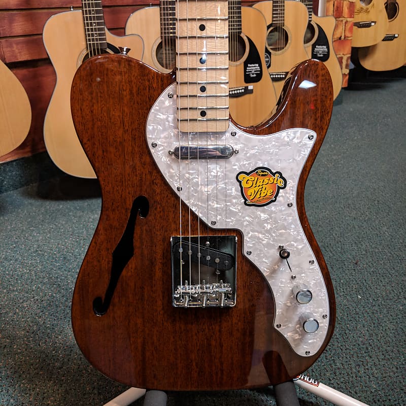 Squier classic vibe telecaster thinline mahogany deals