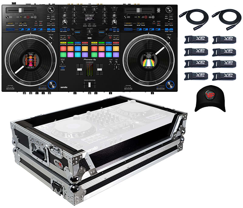 Pioneer DDJ-REV7 2-CH Serato DJ Pro Scratch-Style Controller + 