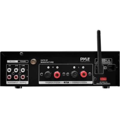 Pyle PDA6BU - Compact Bluetooth Stereo Amplifier Receiver System and CD Player image 7